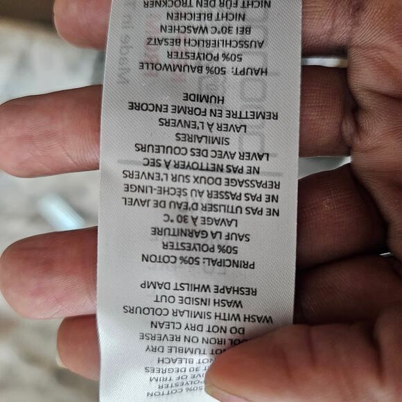 Boohooman Gray White Stiped Pants Jogger Size 4XL - Picture 4 of 5